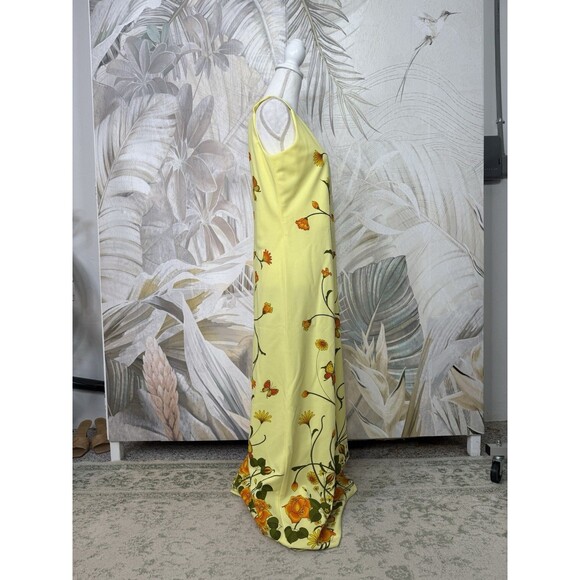 Vintage Alfred Shaheen Hawaii Garden Floral Print Maxi Dress - Picture 5 of 8